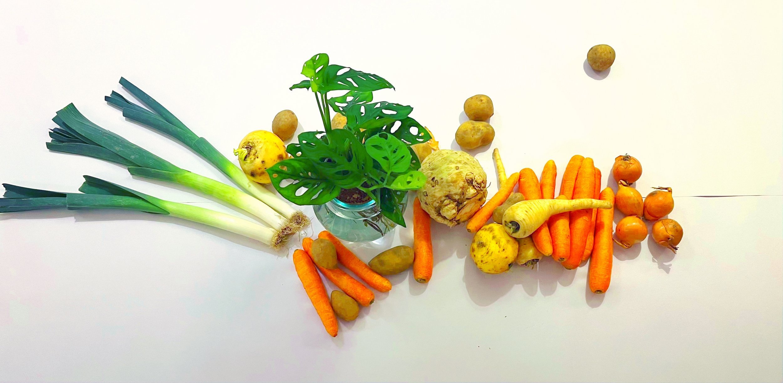 Verschiedenes (Wurzel-)Gemüse auf dem Tisch